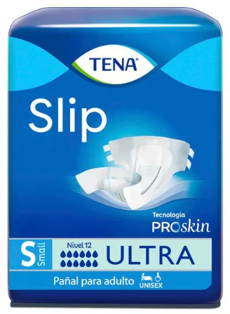 Pañal TENA Slip Ultra Proskin Small Caja de 84 pañales